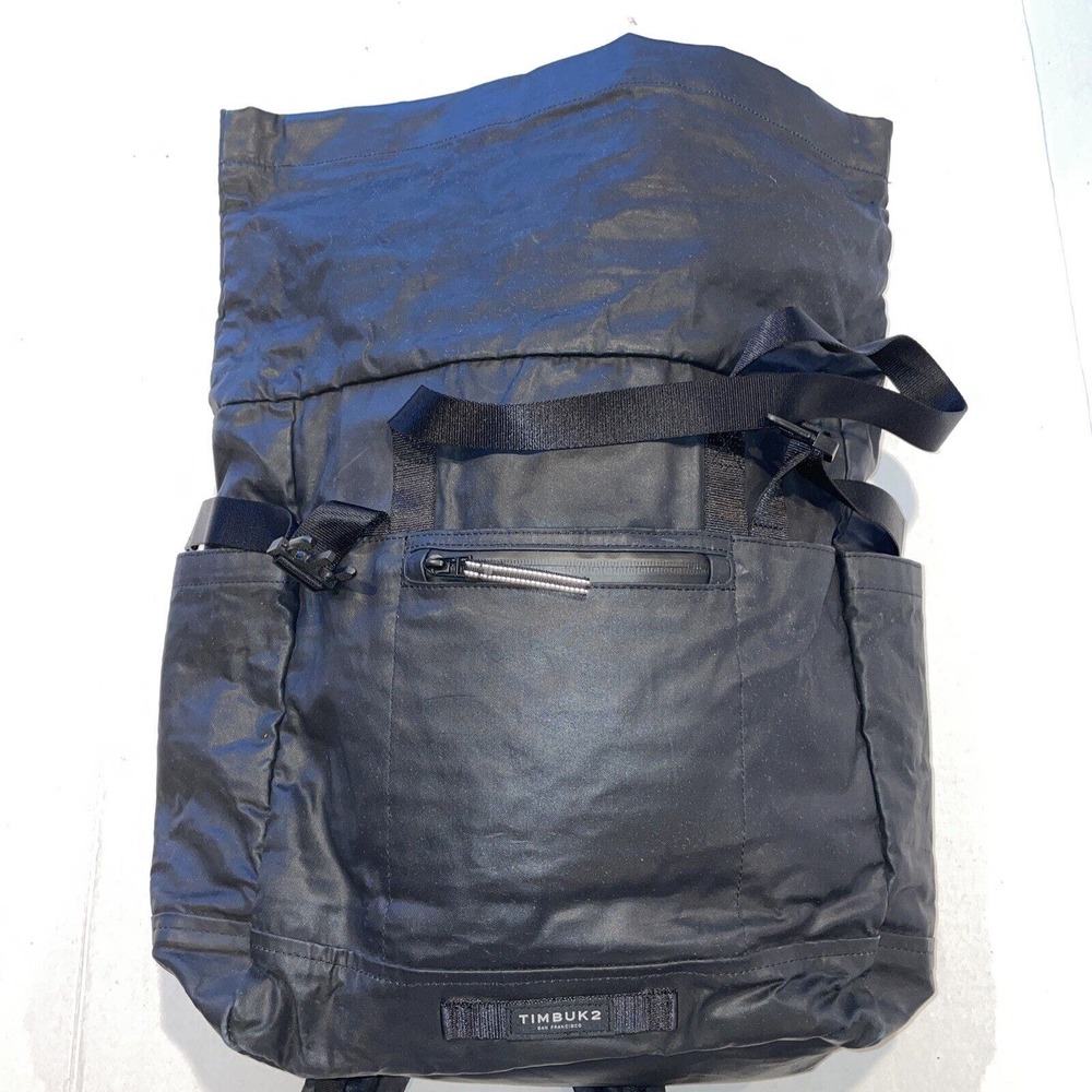 Timbuk2 Black Tuck Pack Roll Top Water-Resistant Laptop Backpack